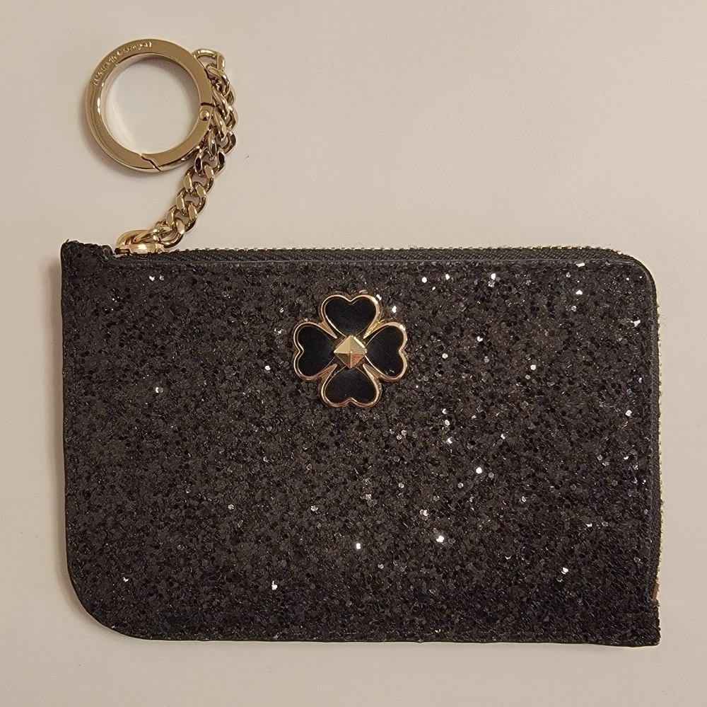 Kate Spade Glittery Card Holder with Key Chain